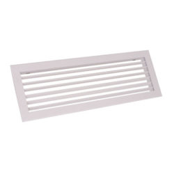 Rejilla de Impulsión simple deflexión Blanco 500x100