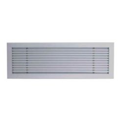 Rejilla de Lama Lineal Fija 0º Aluminio 200x100