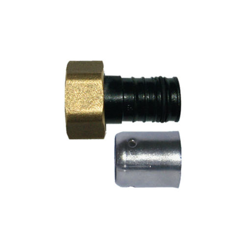 Racor 2 piezas PPSU-inox Cabel press-fitting-roscar H-H