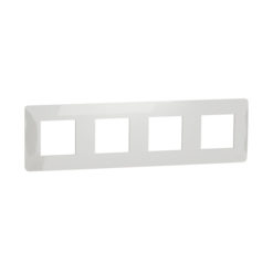 Schneider-new-unica-marco-4-elementos-blanco