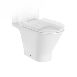 Taza inodoro Roca The Gap Round tanque bajo con salida dual A3420N8000