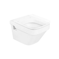 Taza inodoro compacta Roca Dama suspendida con salida horizontal A346788000