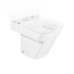 Taza inodoro compacta Roca Hall tanque bajo con salida dual A342627000