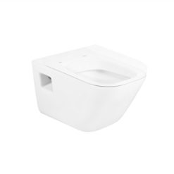 Taza inodoro Roca The Gap Square suspendida con salida horizontal A346477000